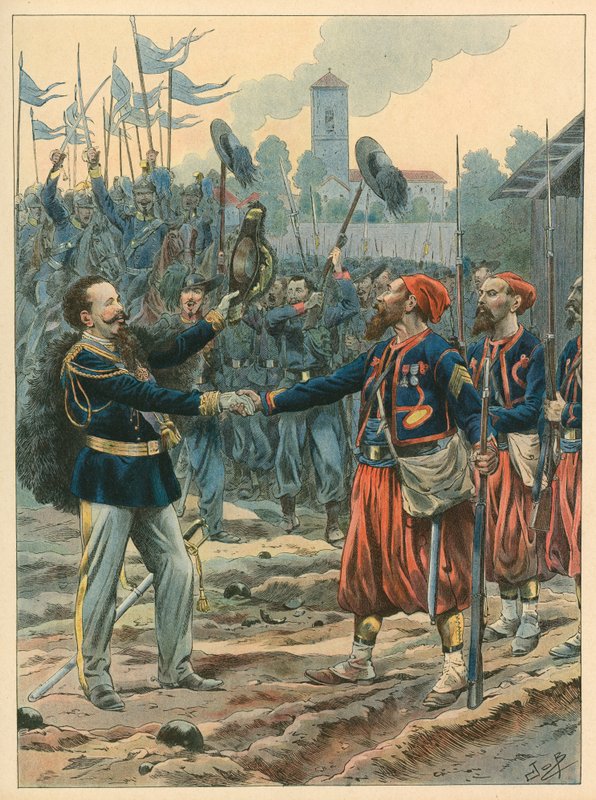 Olaszország – A királyi menet alkotó: Jacques Marie Gaston Onfray de Breville (Job)