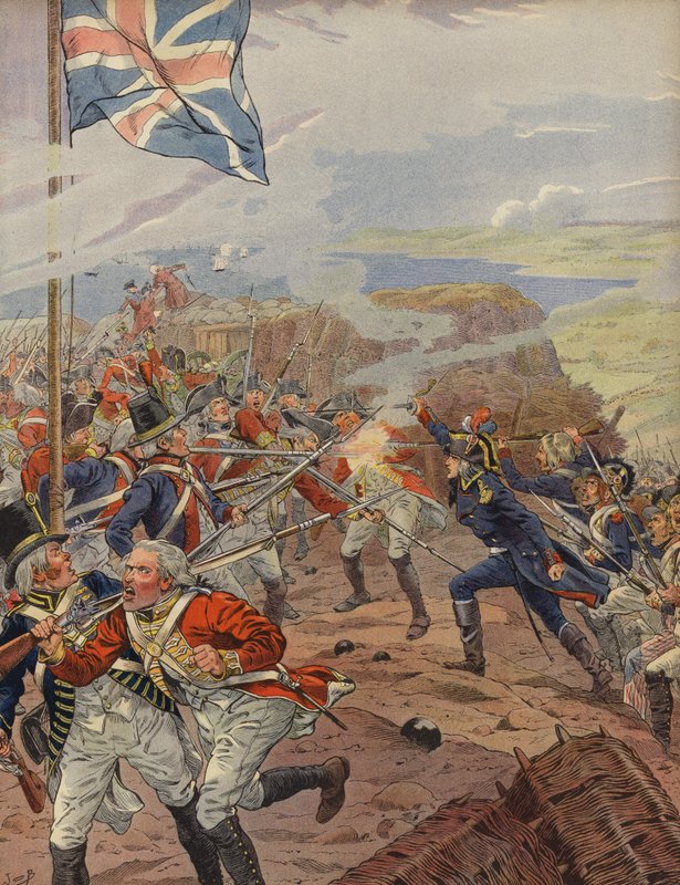 Napóleon Bonaparte vezette a támadást Toulon ostrománál alkotó: Jacques Marie Gaston Onfray de Breville (Job)