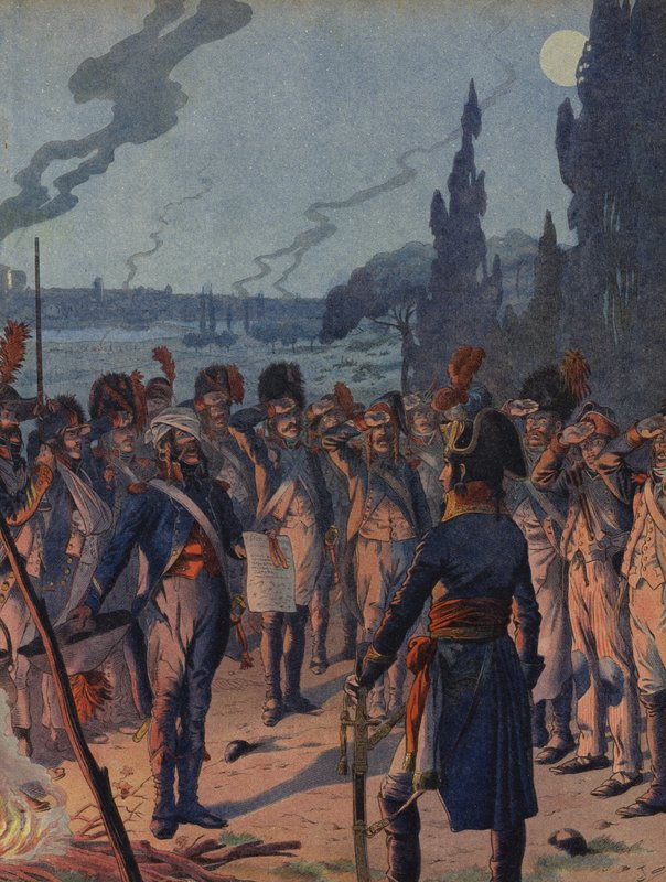 A lodi csata estéje alkotó: Jacques Marie Gaston Onfray de Breville (Job)