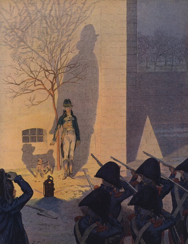 Louis Antoine kivégzése alkotó: Jacques Marie Gaston Onfray de Breville (Job)