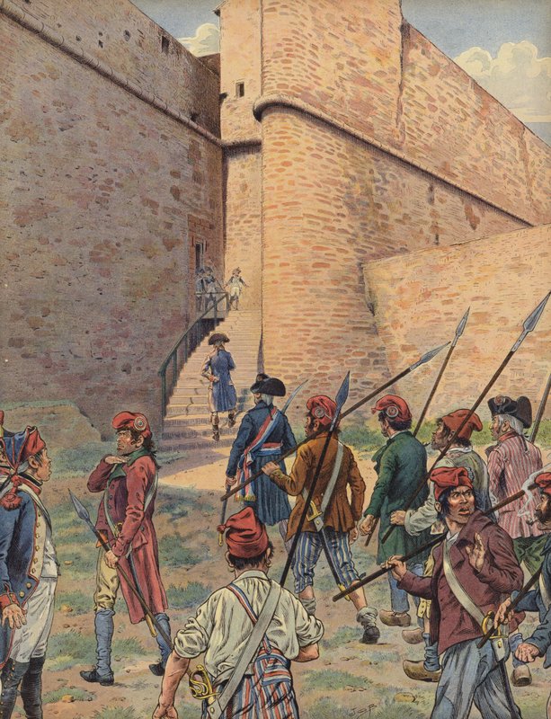 A négyzet alakú erőd Antibes-ban alkotó: Jacques Marie Gaston Onfray de Breville (Job)