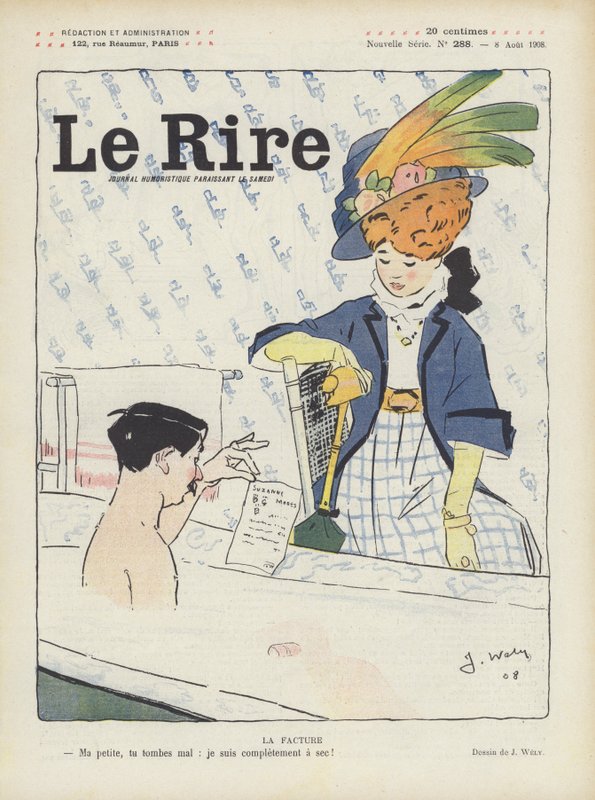 Illusztráció Le Rire alkotó: Jacques Wely
