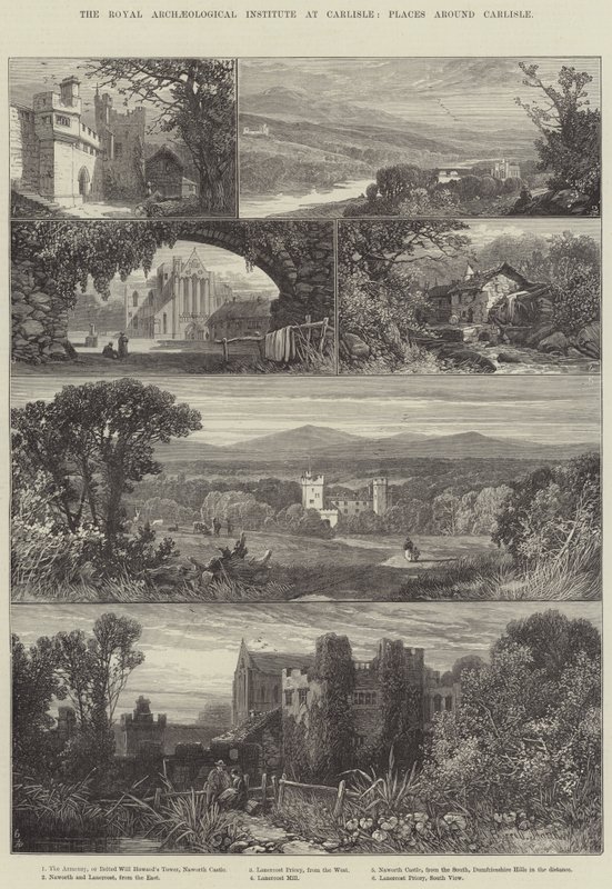 A Carlisle-i Királyi Régészeti Intézet, Helyek Carlisle környékén alkotó: James Burrell Smith