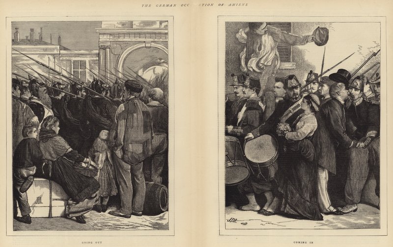 Amiens német megszállása alkotó: James Dromgole Linton