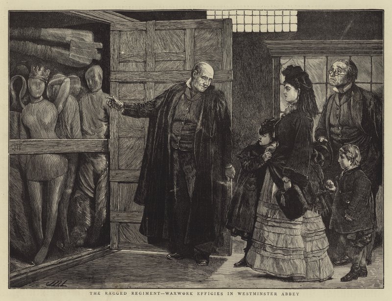 The Ragged Regiment, Waxwork Effigies in Westminster Abbey alkotó: James Dromgole Linton
