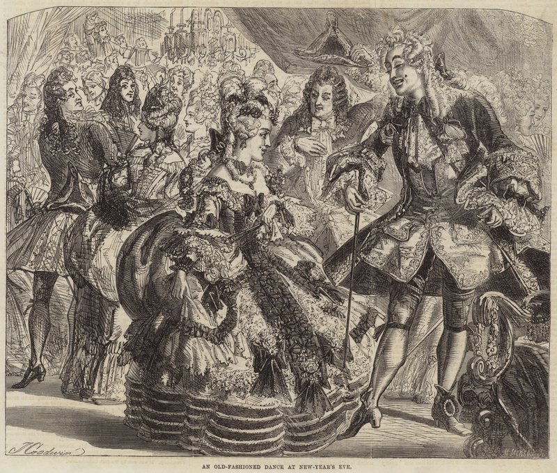 Régimódi tánc szilveszterkor alkotó: James Godwin