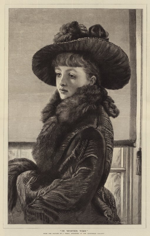 Téli időben alkotó: James Jacques Joseph Tissot