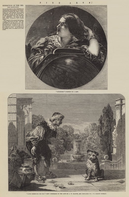 Képzőművészet, a brit intézmény kiállítása alkotó: James Sant