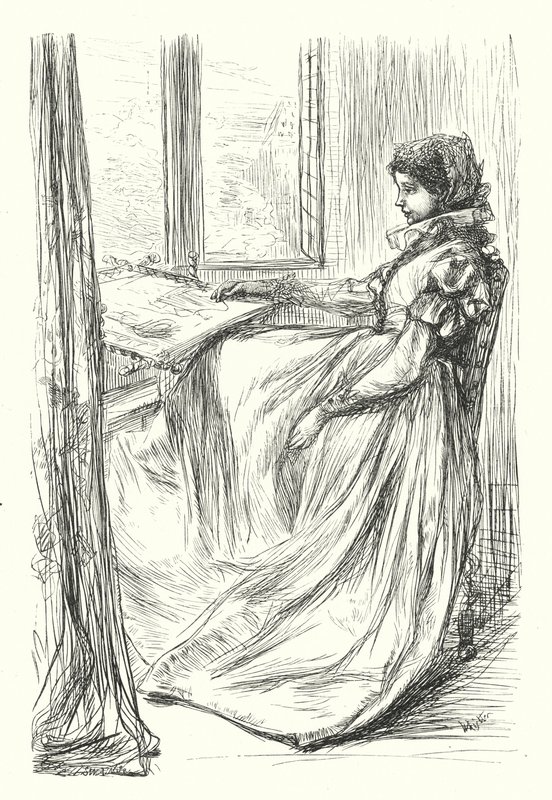 Lady Mabel szerelmesei (metszet) alkotó: James Abbott McNeill (after) Whistler