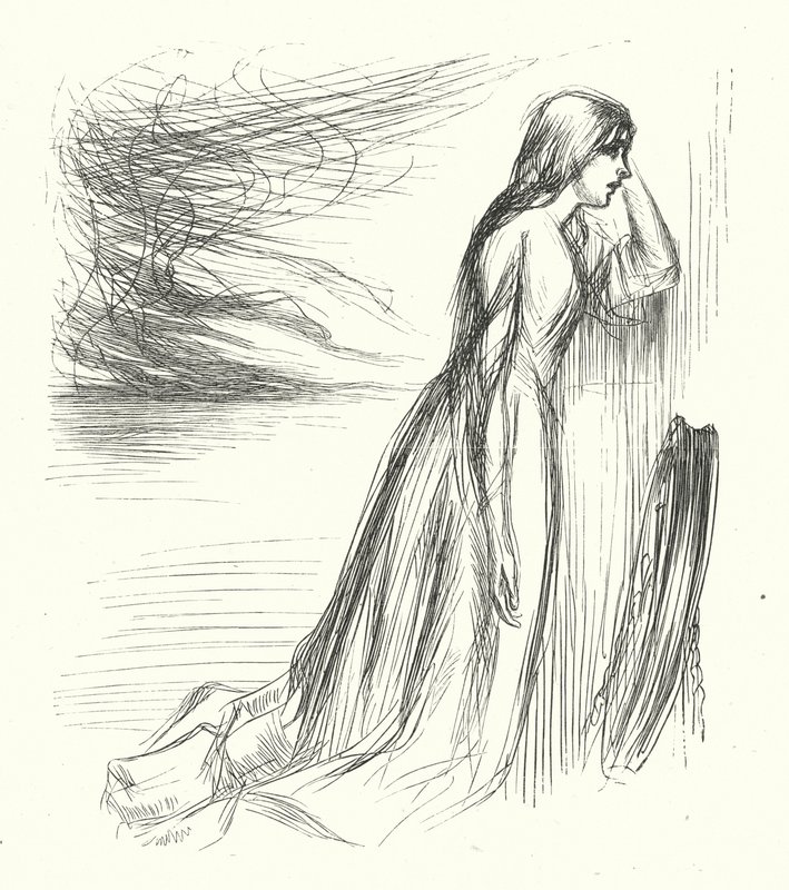"Elhagyta otthonát" (metszet) alkotó: James Abbott McNeill (after) Whistler