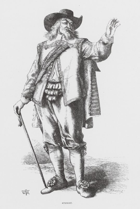 Ateista (metszet) alkotó: James Dawson Watson