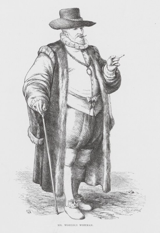 Mr Worldly Wiseman (metszet) alkotó: James Dawson Watson