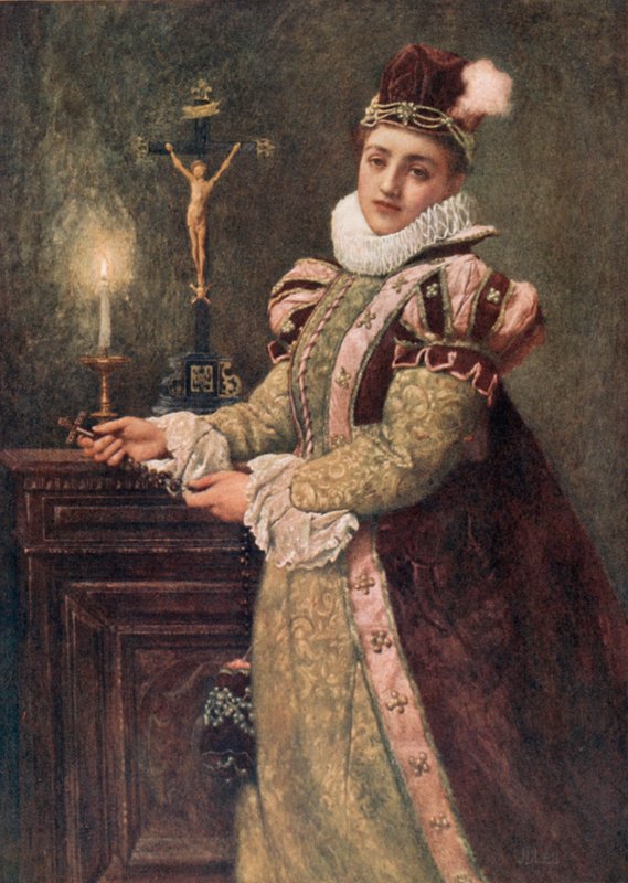 Mária skót királynő alkotó: James Dromgole Linton