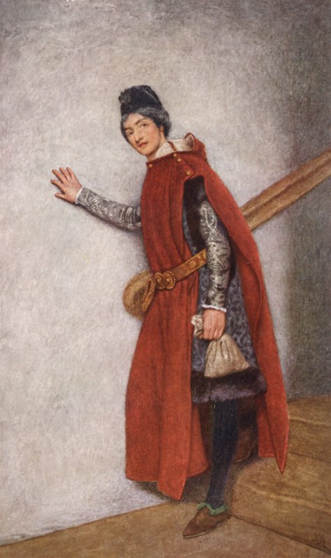 Shakespeare A velencei kalmár című műve: Jessica (színes litográfia) alkotó: James Dromgole Linton