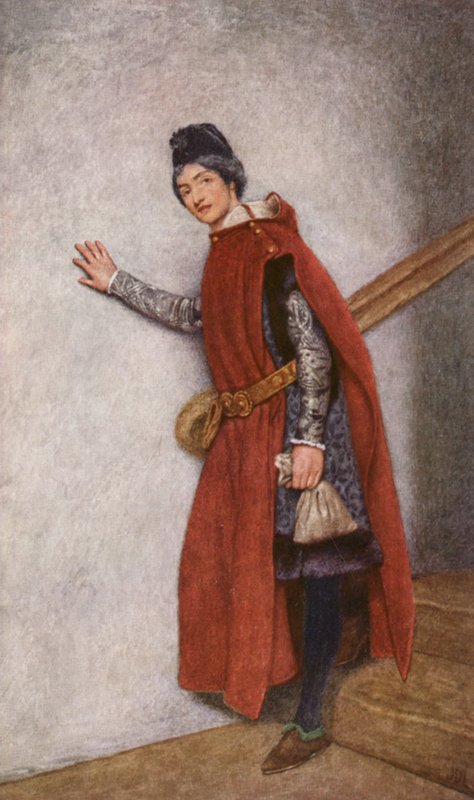 Shakespeare A velencei kalmár című műve: Jessica (színes litográfia) alkotó: James Dromgole Linton