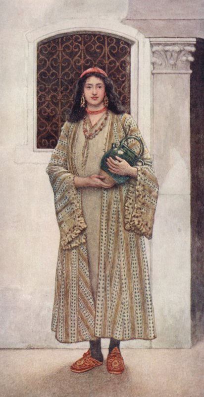 Shakespeare A velencei kalmár című műve: Jessica (színes litográfia) alkotó: James Dromgole Linton