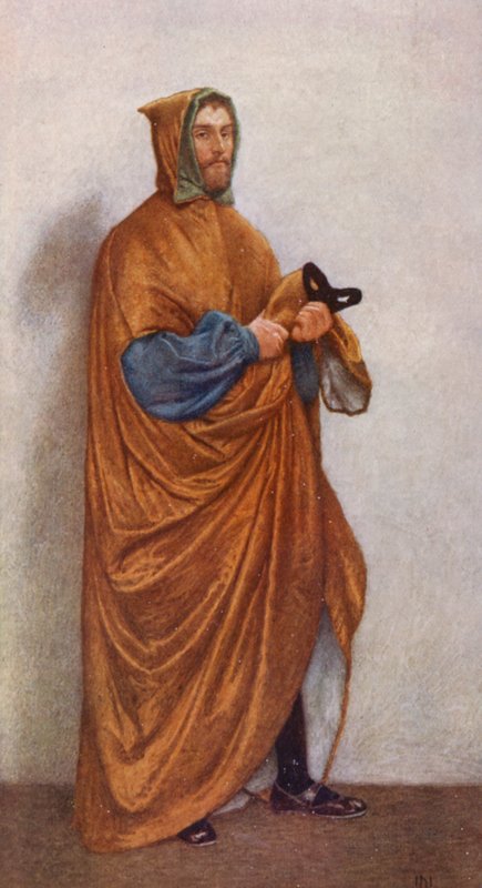 Shakespeare A velencei kalmár című műve: Lorenzo (színes litográfia) alkotó: James Dromgole Linton