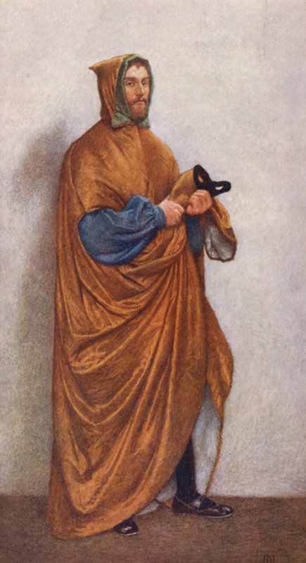 Shakespeare A velencei kalmár című műve: Lorenzo (színes litográfia) alkotó: James Dromgole Linton