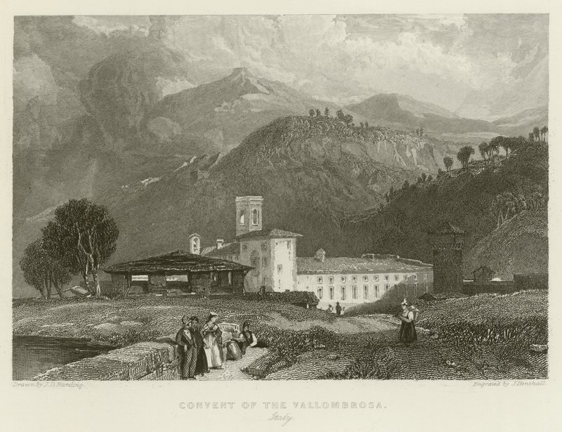A Vallombrosa kolostor alkotó: James Duffield Harding