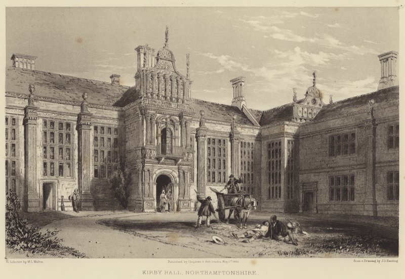Kirby Hall, Northamptonshire alkotó: James Duffield Harding