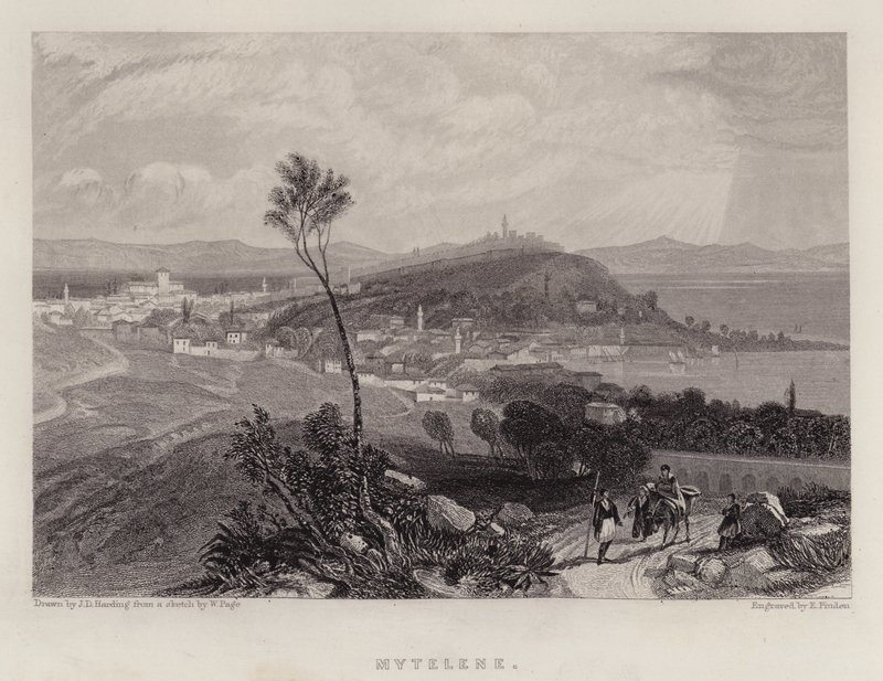 Mytelene (színes litó) alkotó: James Duffield Harding