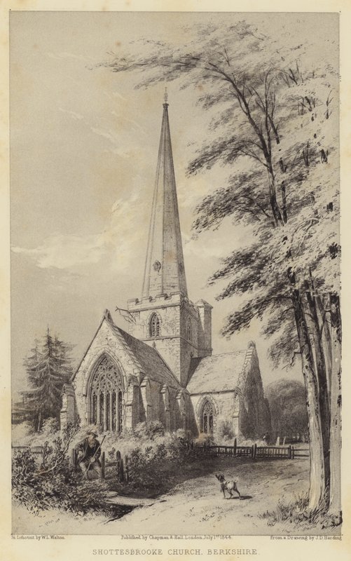 Shottesbrooke templom, Berkshire alkotó: James Duffield Harding