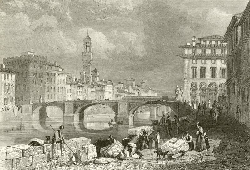 A Santa Trinita híd alkotó: James Duffield Harding