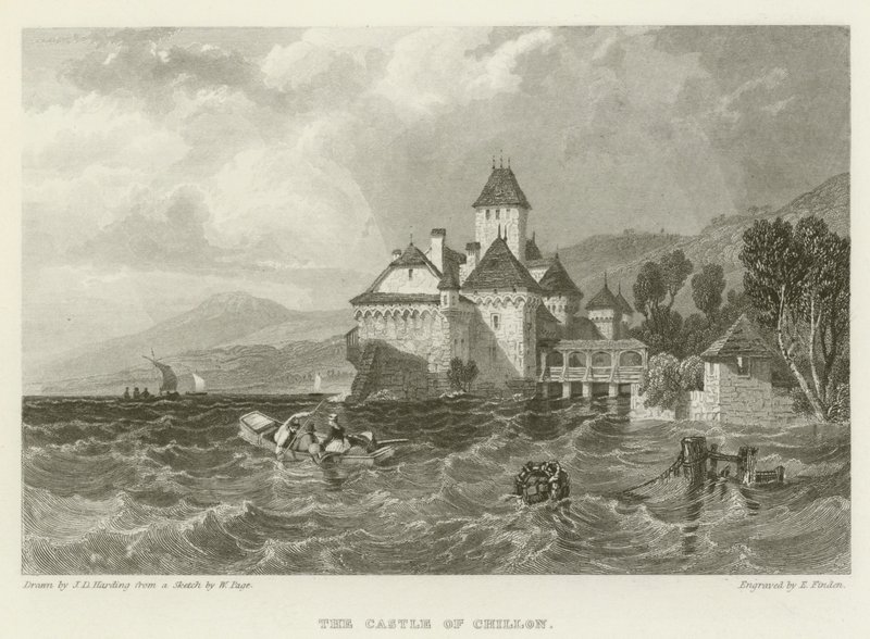 Chillon kastélya alkotó: James Duffield Harding