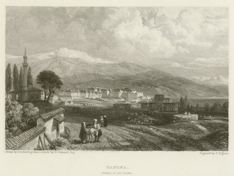 Yanina, Ali Pacha palota alkotó: James Duffield Harding