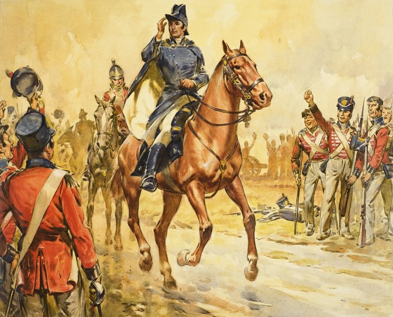 Wellington hercege összegyűjti csapatait alkotó: James Edwin McConnell