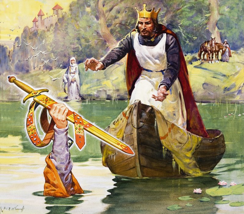 Híres partnerségek: Arthur és Excalibur alkotó: James Edwin McConnell