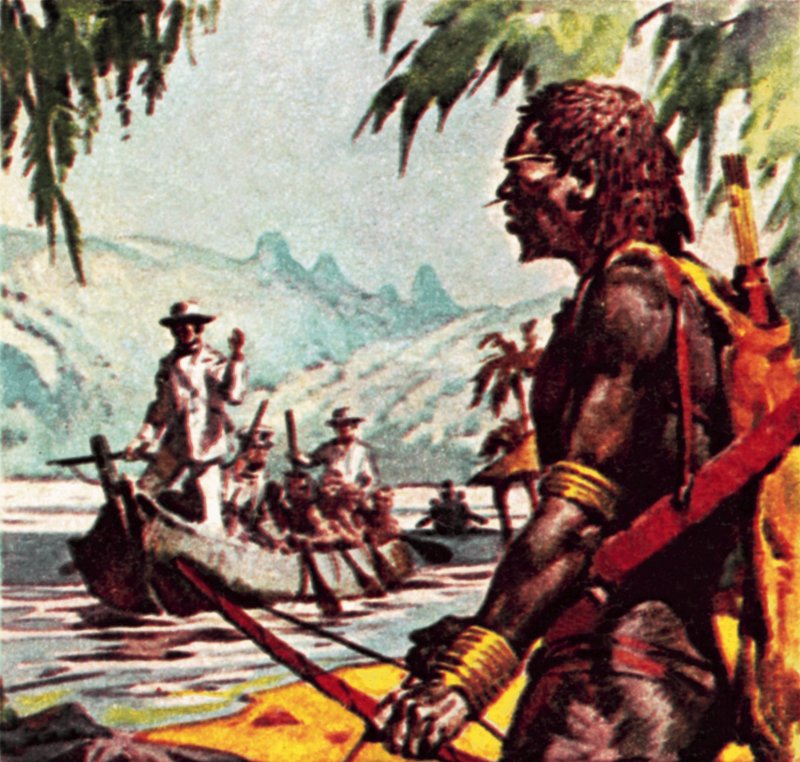 Mungo Park a Niger folyónál alkotó: James Edwin McConnell