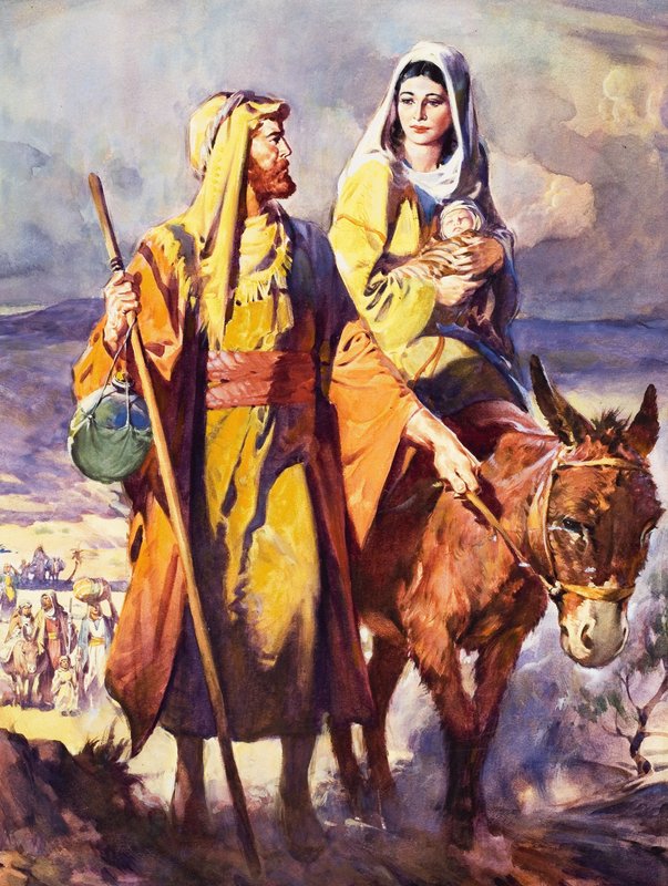 Az egyiptomi menekülés alkotó: James Edwin McConnell