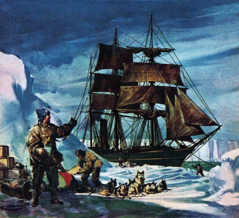 A Terra Nova az Antarktiszon alkotó: James Edwin McConnell