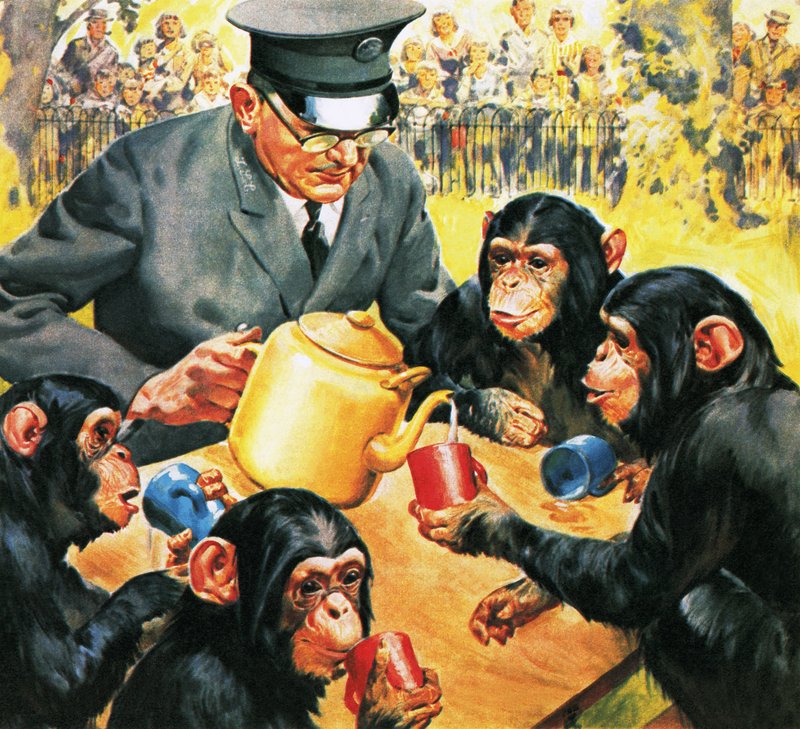 Ki kicsoda az állatkertben: Tea négy személyre alkotó: James Edwin McConnell