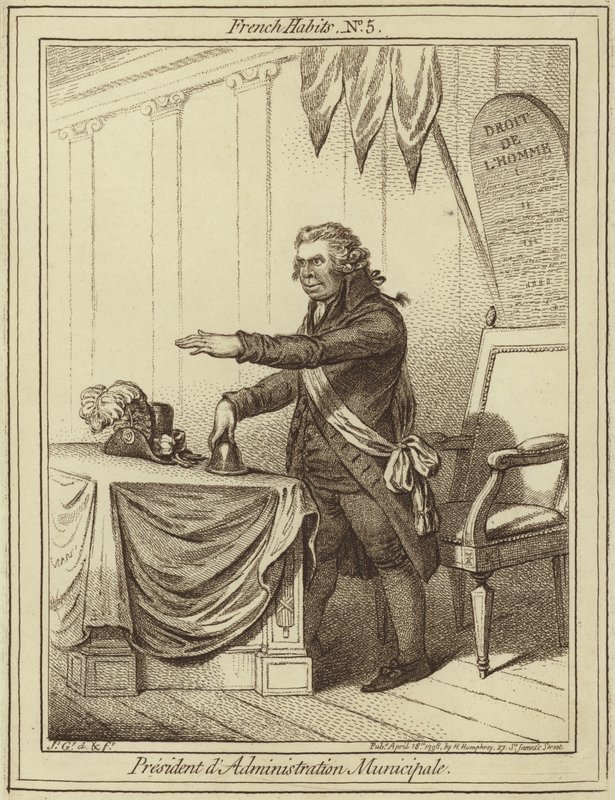 John Horne Tooke karikatúrája alkotó: James Gillray
