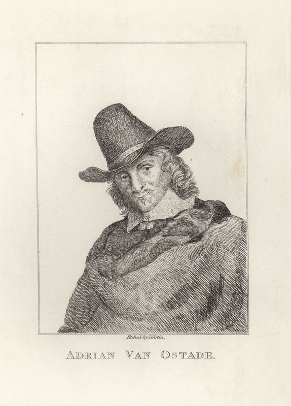 Adriaen van Ostade, Adriaen Jansz Hendricx néven keresztelték meg. James Girtin metszet. alkotó: James Girtin