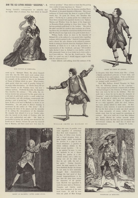 Hogyan öltöztették Shakespeare-t a régi színészek alkotó: James Godwin
