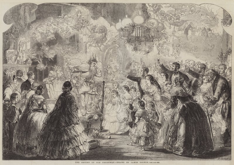A régi karácsony visszatérése alkotó: James Godwin