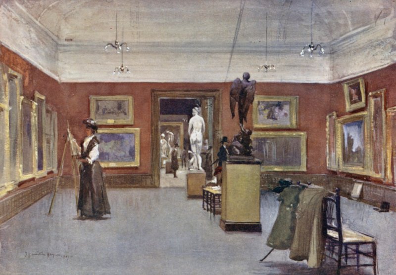 A Walker Művészeti Galéria, belső tér alkotó: James Hamilton Hay