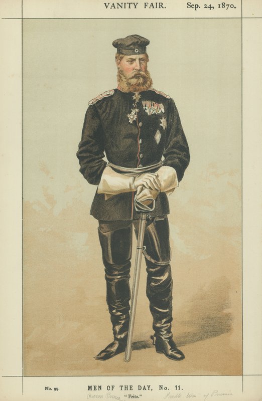 Frigyes Vilmos porosz koronaherceg (színes litó) alkotó: James Jacques Joseph Tissot