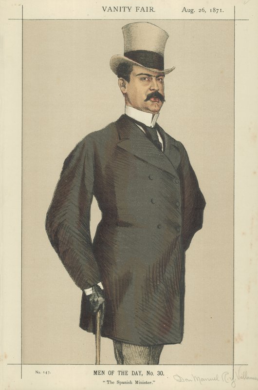 Don Manuel Rances és Villanueva (színes litó) alkotó: James Jacques Joseph Tissot