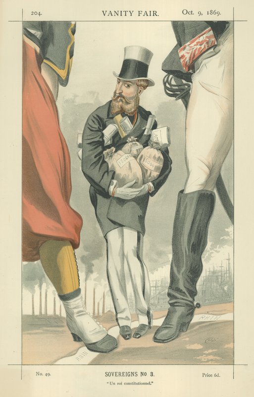 II. Leopold, a belgák királya alkotó: James Jacques Joseph Tissot