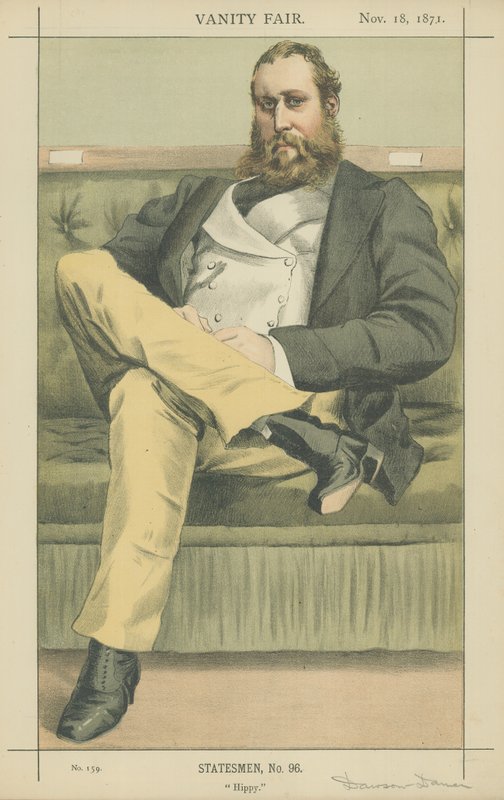 Lionel Seymour William Dawson-Damer (Portarlington grófja) alkotó: James Jacques Joseph Tissot