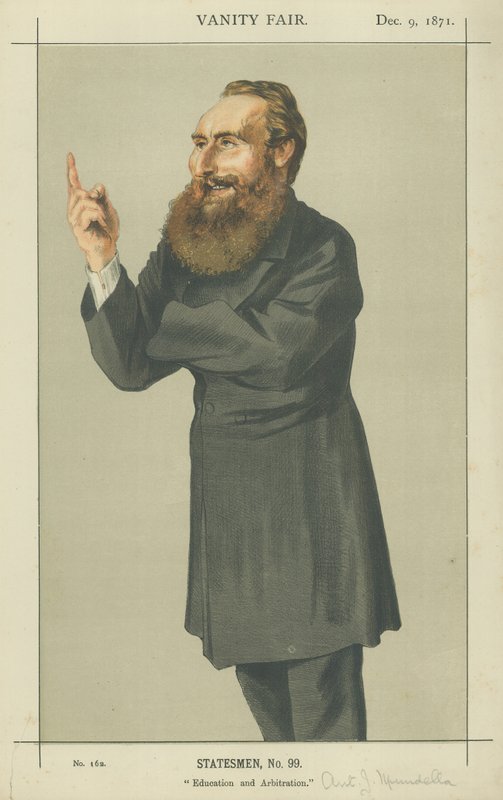Anthony John Mundella (színes litó) alkotó: James Jacques Joseph Tissot