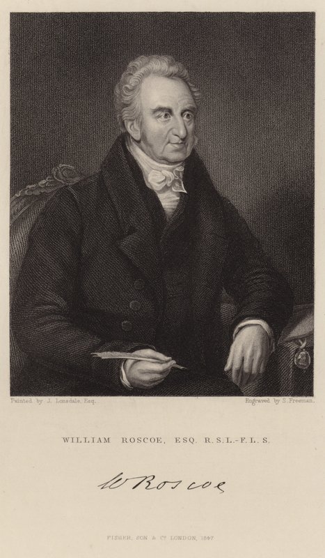 William Roscoe portréja alkotó: James Lonsdale
