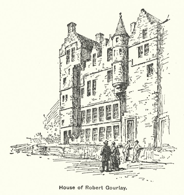 Robert Gourlay háza (litho) alkotó: James Riddel