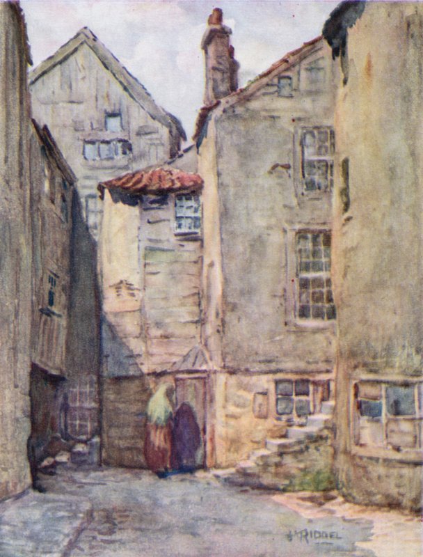 Régi házak, College Wynd alkotó: James Riddel
