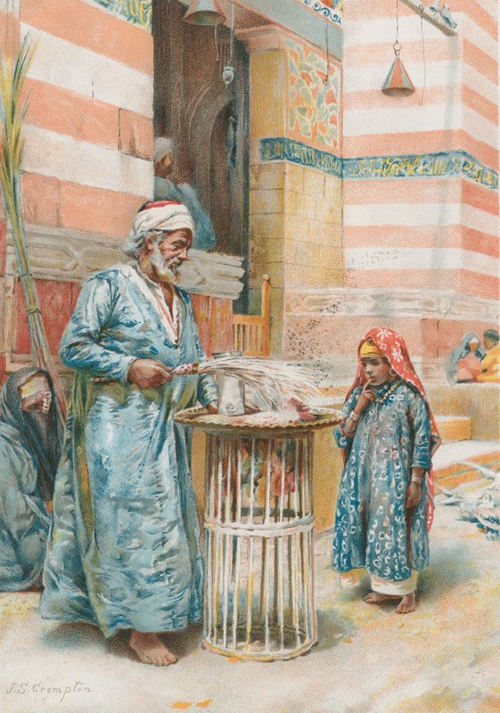 Az édesség eladó (chromolitho) alkotó: James Shaw Crompton