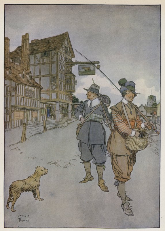 Illusztráció a The Compleat Horgászhoz, Izaak Waltontól alkotó: James Thorpe